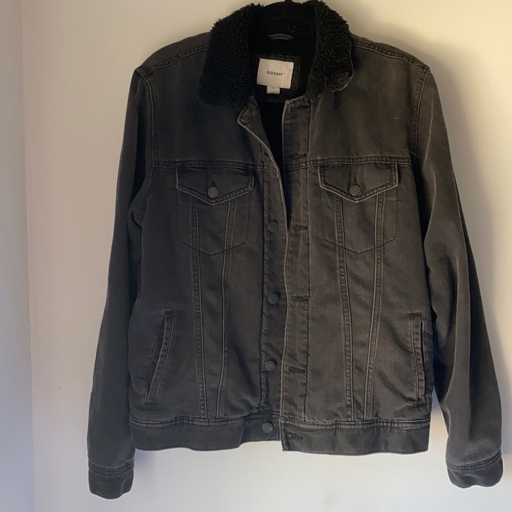 Sherpa lined Old Navy denim jacket